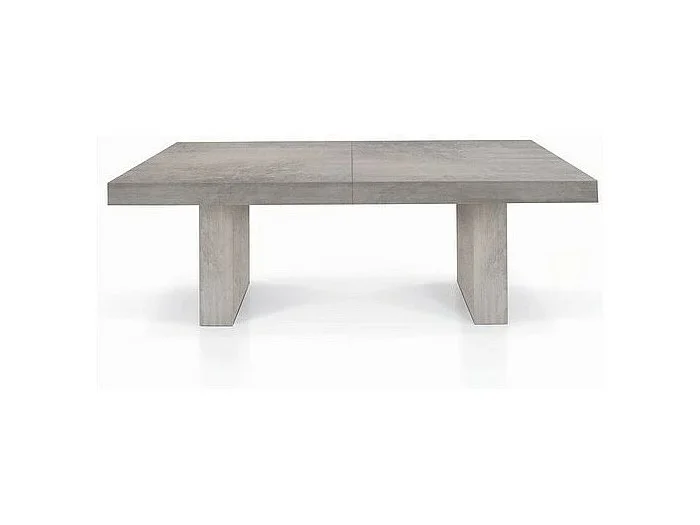180×100 cm – 480×100 cm – JESOLO – mesa extensible de madera chapada en beton