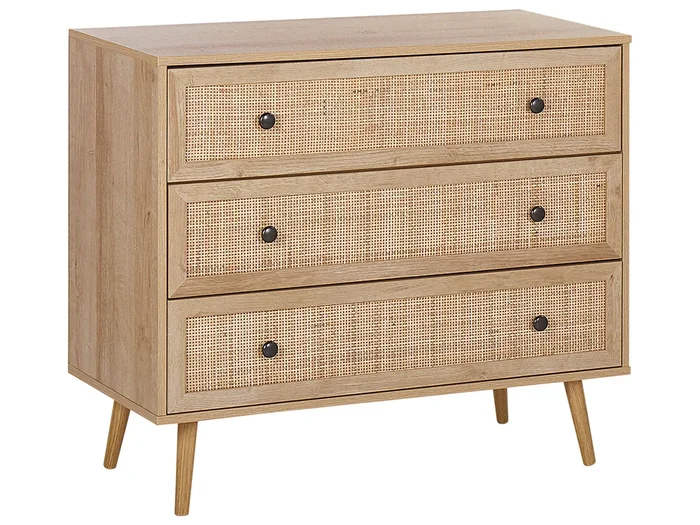 3 Drawer Chest PONCA Light Brown