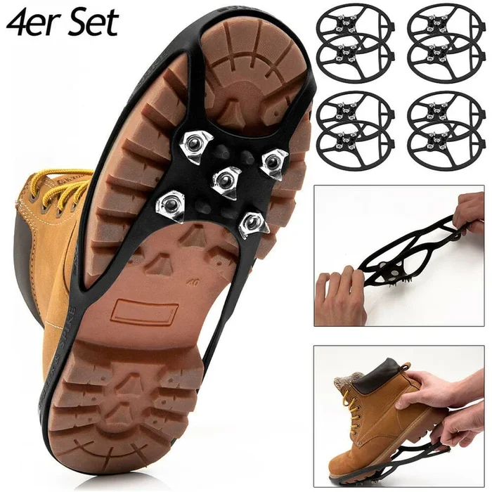 4x Clavos para zapatos – Ice Spiker – 34-39 – Mediano