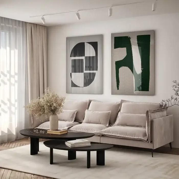 Abstract shapes no. 1 – Inspiración para el salón