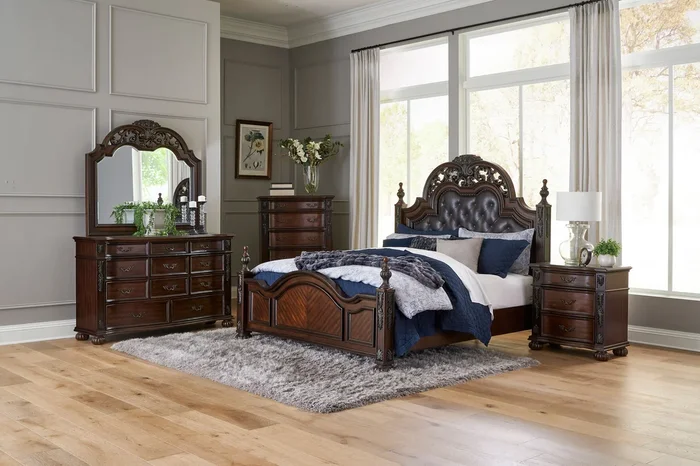 Adelina Cherry Bedroom Set