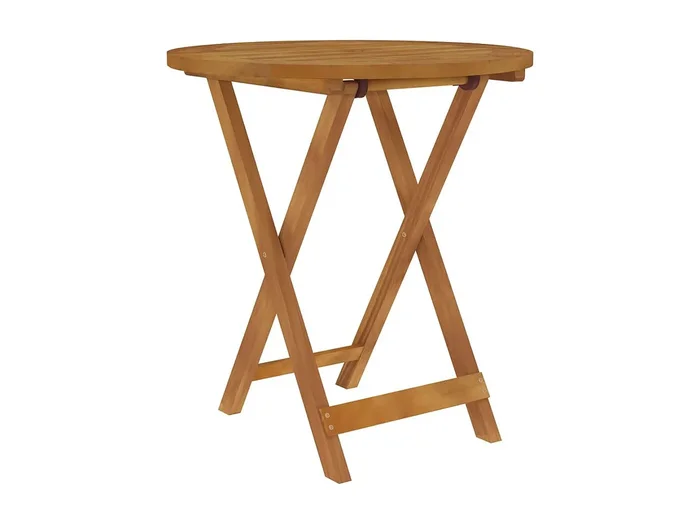 Aghaboe Comedor de jardín plegable 3 piezas madera maciza de acacia