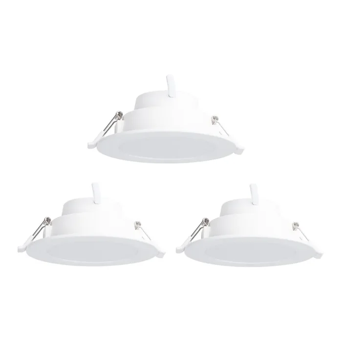 Aigostar – SET 3 x LED RGBW Lámpara empotrable regulable MESH LED/6W/230V 2700K-6500K diá. 11,5cm