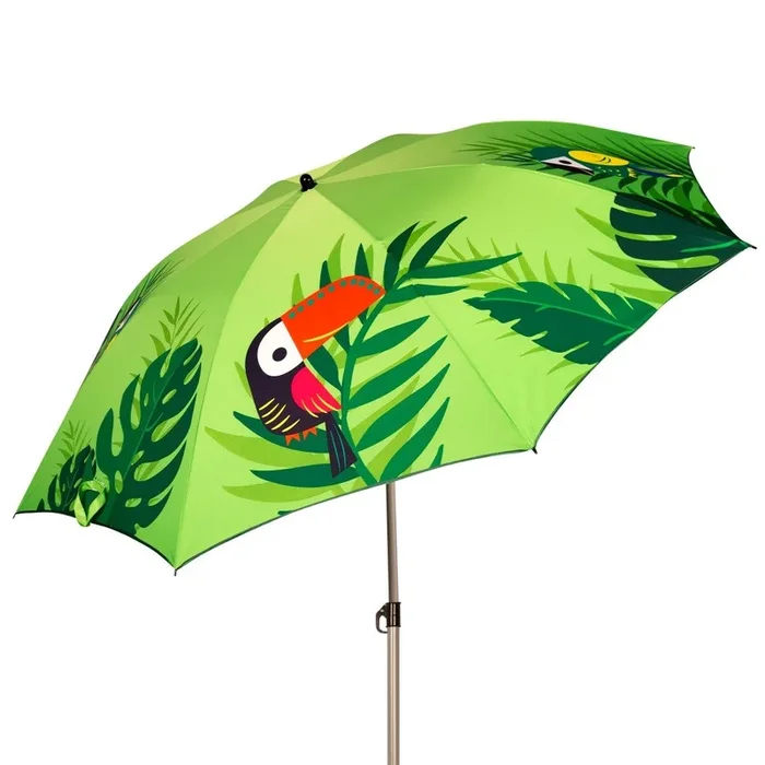 Aktive Sombrilla playa 200 cm inclinable tropical UV40 c/funda