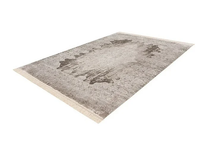 Alfombra 150x80cm, diseño E109E color plata – Confort y elegancia para su interior.