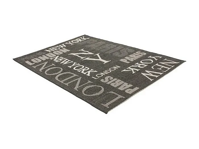 Alfombra 290x200cm, diseño F115A en color grafito – Confort y elegancia para su interior.