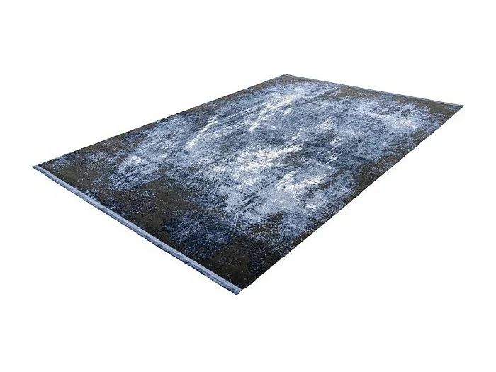 Alfombra 330×240, diseño E409E color azul – Confort y elegancia para su interior.
