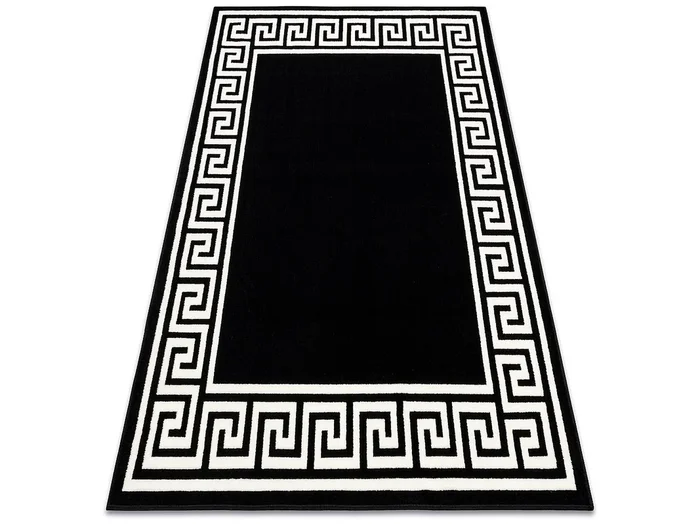 Alfombra BCF Morad GREK griego – negro 200×300 cm