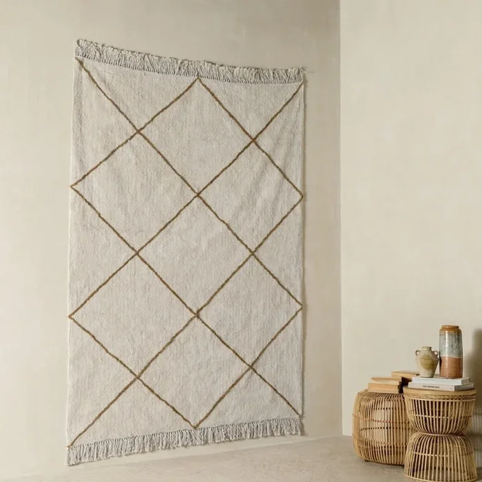 Alfombra Cast Mostaza – Kenay Home