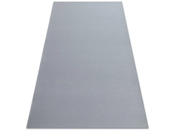 Alfombra con refuerzo de goma RUMBA un solo color gris 100×200 cm