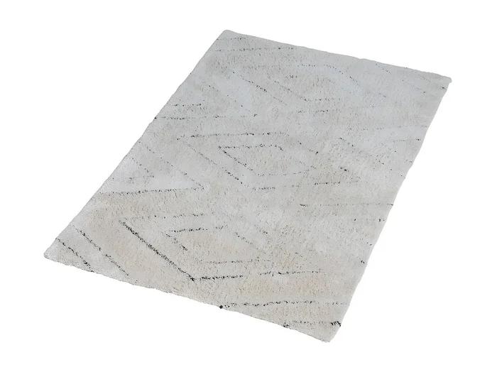 Alfombra de algodón Victor bohème beige para adultos