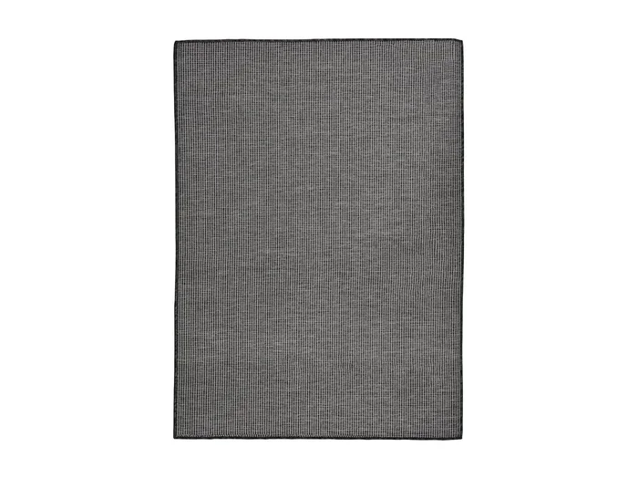 Alfombra de exterior de tejido plano gris 200×280 cm