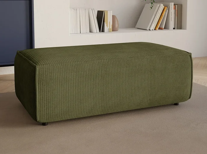 Alfombra de interior o exterior de estilo étnico PALMO – 150 x 200 cm – caqui