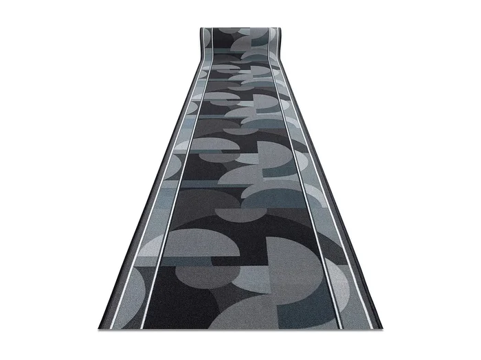 Alfombra de pasillo con refuerzo de goma MALIS Geometrico, antidesliza 100×290 cm