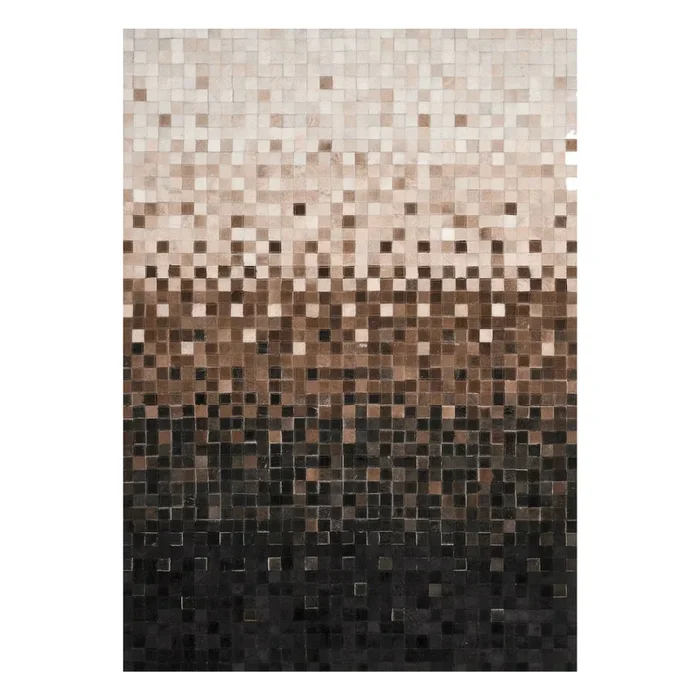 Alfombra de piel Quadra Rain