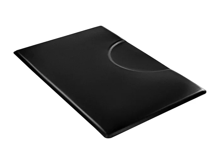 Alfombra de Salón SucceBuy para Peluqueros, Rectangular, Anti-Fatiga, 152.5 x 91.5 cm, de PVC + PU de 2.3 cm de Grosor, con Corte Circular