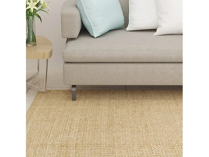 Alfombra de sisal natural 100×150 cm