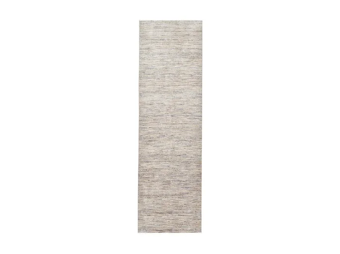 Alfombra de tejido plano con aspecto corto 80×280 cm Beige Corduletta