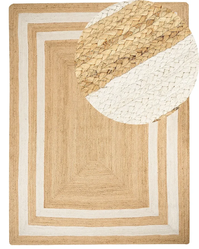 Alfombra GEMEREK Beige 300 x 400 cm Yute