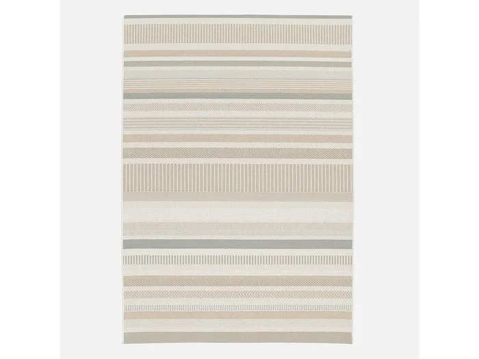 Alfombra interior/exterior vintage motivo lineal