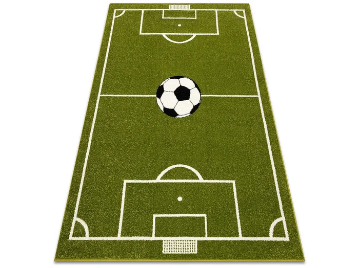 Alfombra MUNDIAL Campo de futbol, fútbol – verde 100×200 cm