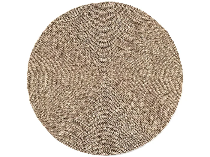 Alfombra Redonda de Yute – Boho Bali – 120cm – Yuri