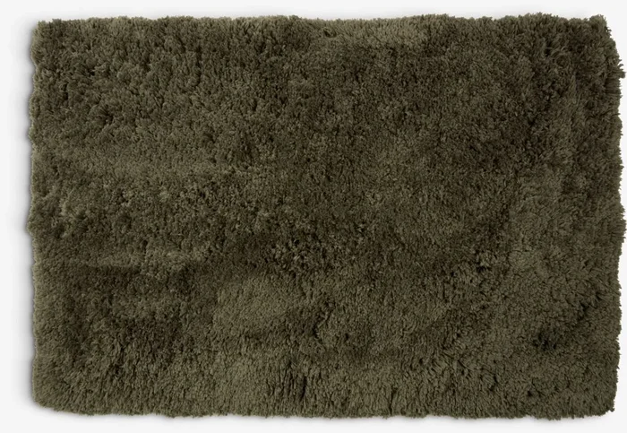 Alfombrilla de baño SANDVIKEN 60x90cm oliva microfibra
