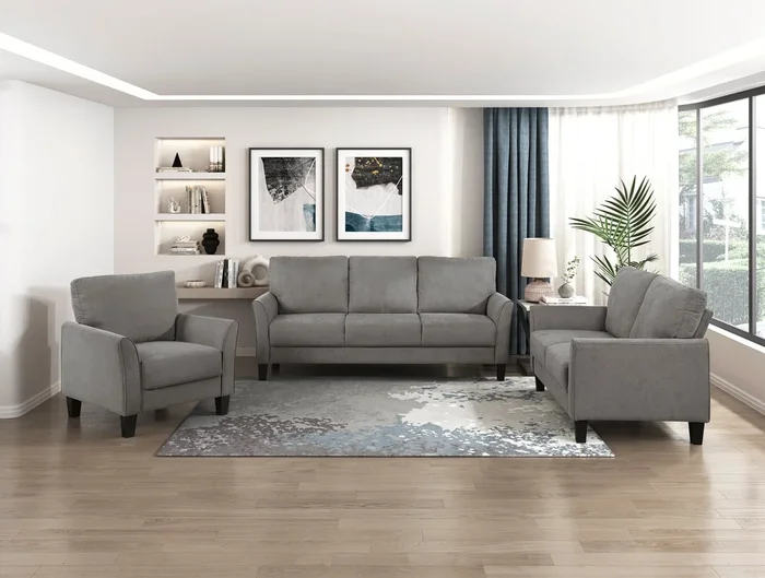 Aliana Chocolate Living Room Set