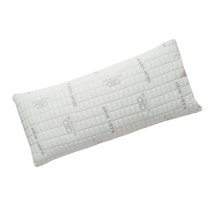 Almohada Fibra y Viscoelástica 150cm Tejido Strech Aloe Vera FusionHome