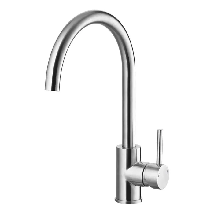 ALVEUS 1129028 – Grifo de fregadero ELZA 35,1 cm acero inoxidable