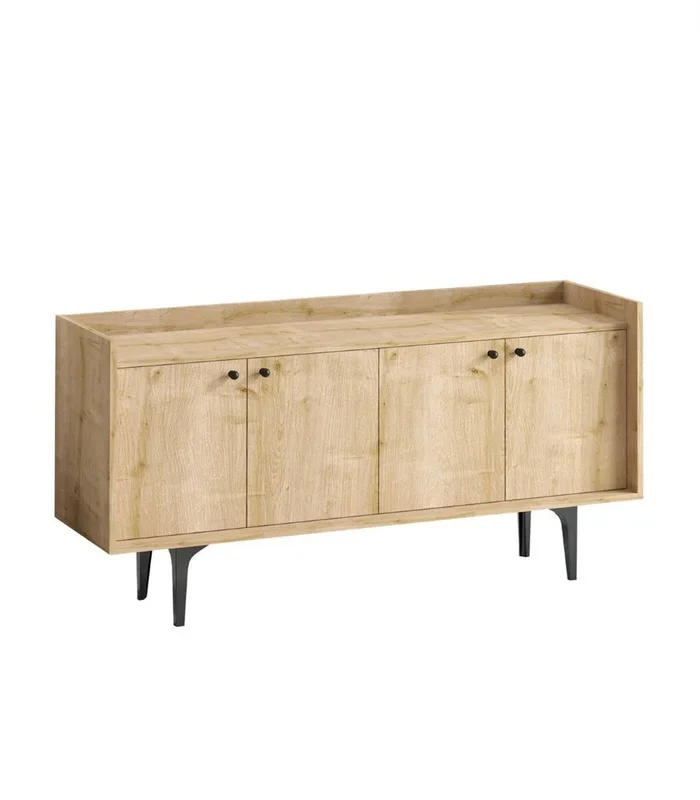 Aparador 4 puertas decorado roble zafiro L150 cm – Navi