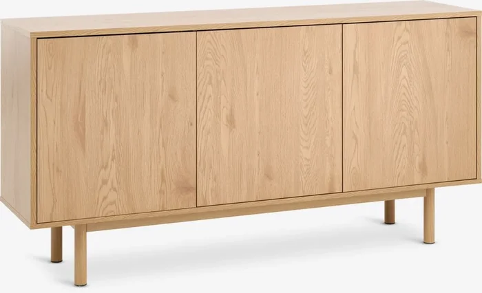 Aparador ALSTED 3 puertas color roble natural
