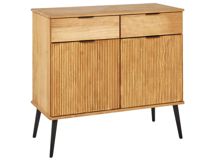Aparador de 2 puertas TIMMINS Madera de pino Marrón