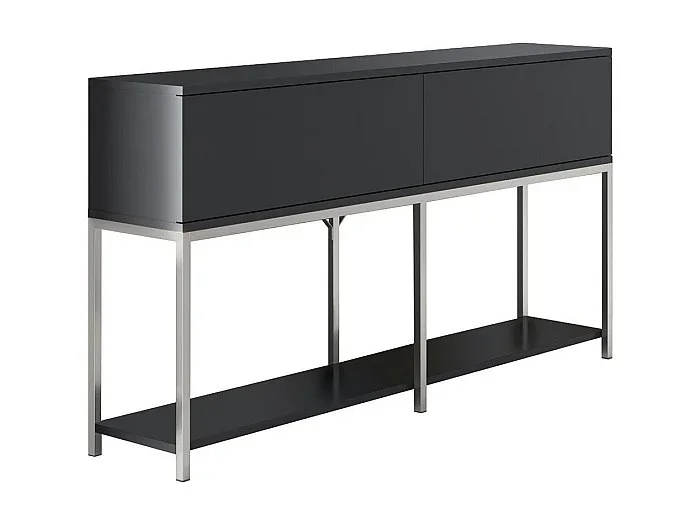 Aparador Lord Antracita Plata 150x30x80 cm