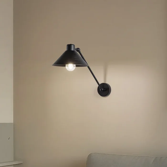 Aplique Alan, móvil, negro, 1 luz