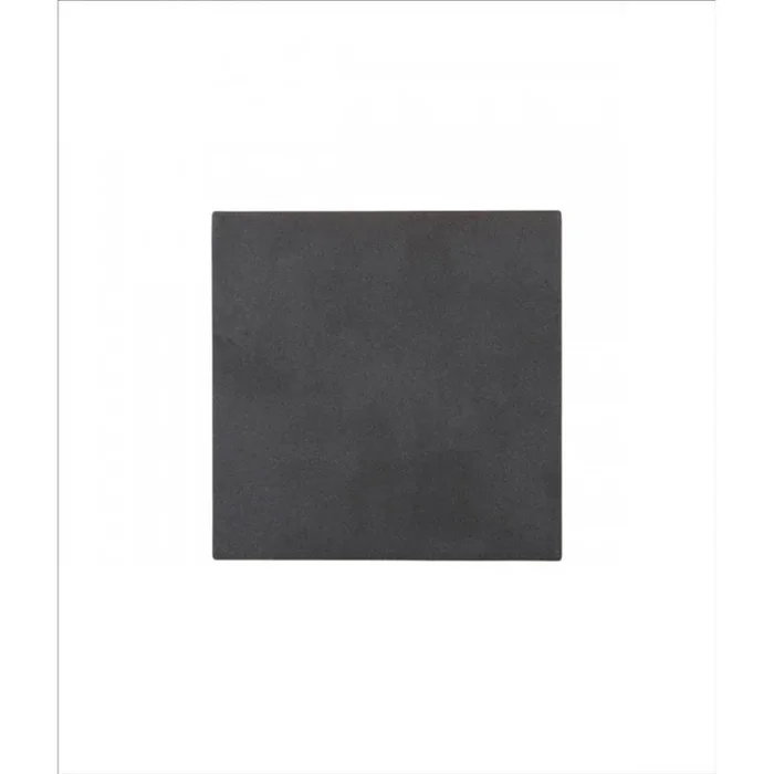 aplique de exterior aluminio color gris serie davos 15cm