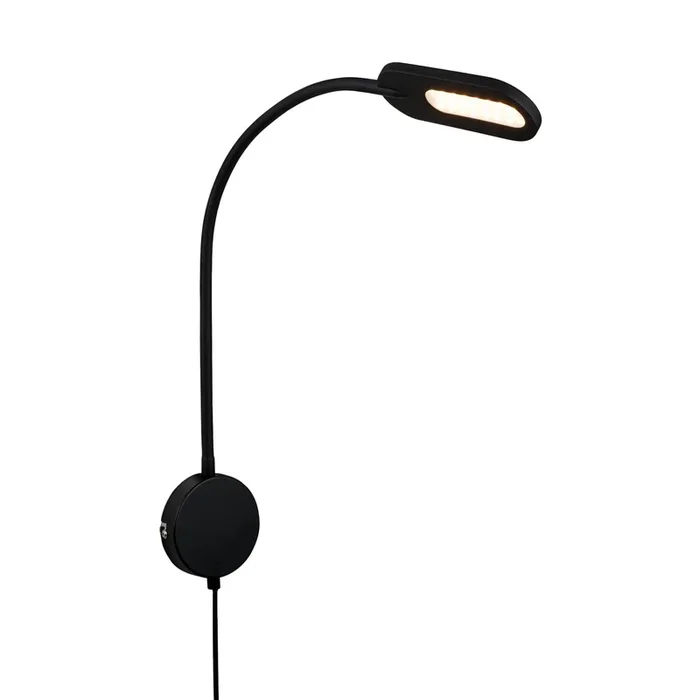 Aplique LED 2177015 con atenuador, negro