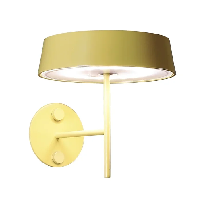 Aplique LED Miram con batería, atenuable, amarillo