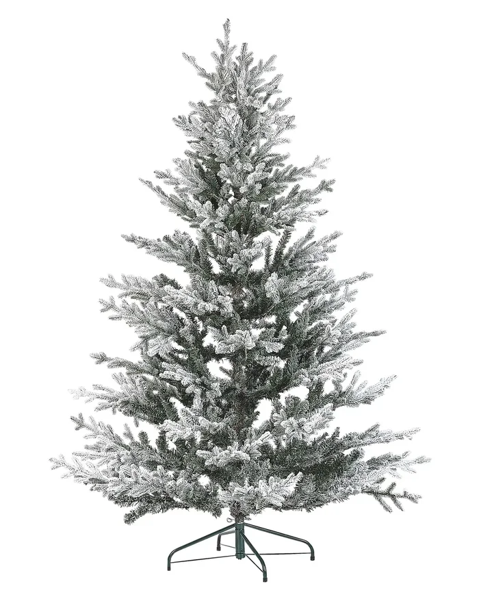 Árbol de Navidad nevado BRISCO 180 cm Blanco