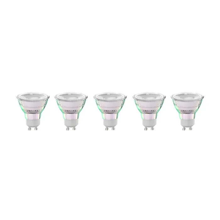 Arcchio Bombilla LED GU10 4,7W 2700K 850lm cristal set de 5