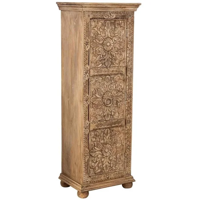 Armario de madera marrón 53x40x149