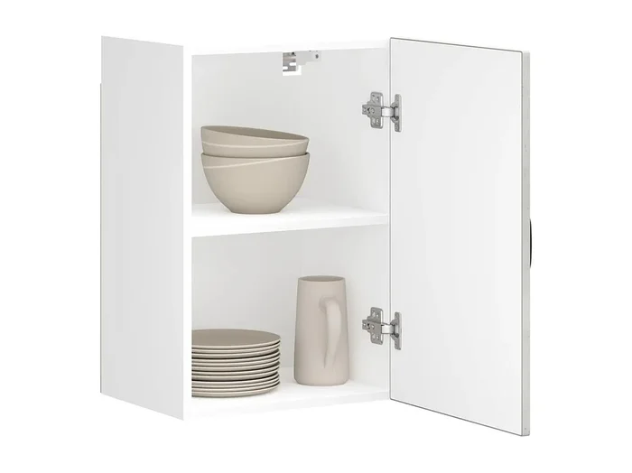 Armario de pared de cocina Kalmar de madera de ingeniería de color gris hormigón