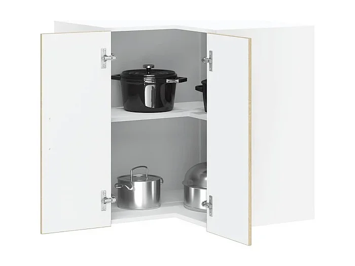 Armario de pared esquinero de cocina de roble Sonoma de Kalmar