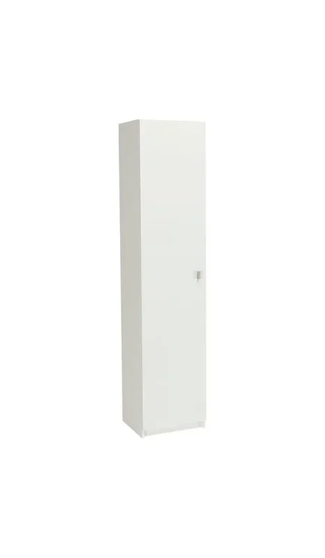 Armario multiusos 1 puerta Marbella en color blanco. 40 cm(ancho) 180 cm(altura) 35.6 cm(fondo)
