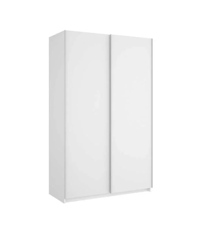 Armario puertas correderas Connor acabado blanco 204 cm(alto)120 cm(ancho)65 cm(largo
