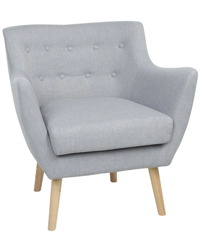 Armchair DRAMMEN Fabric Light Grey