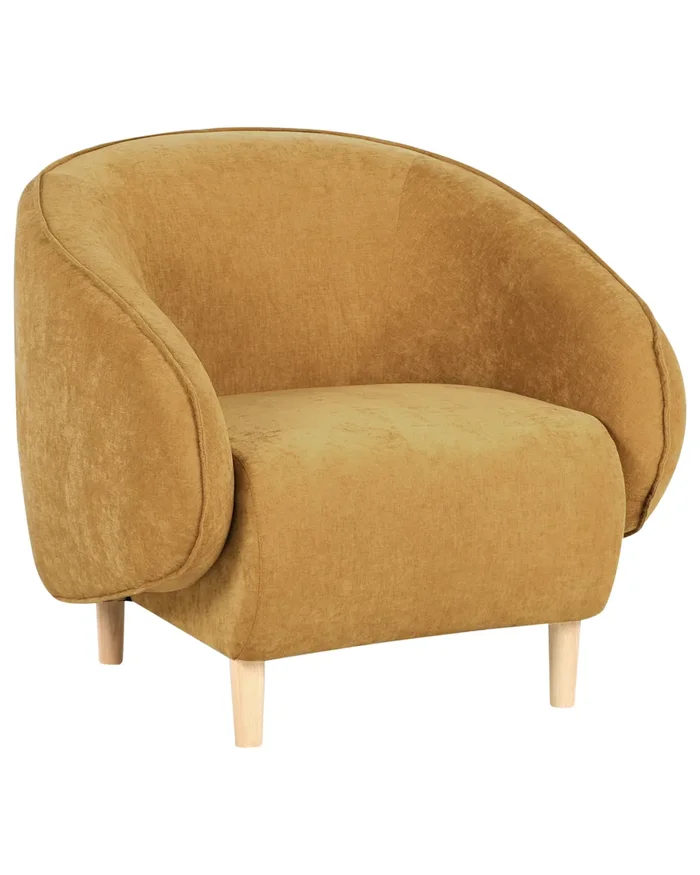 Armchair UMEA Fabric Mustard