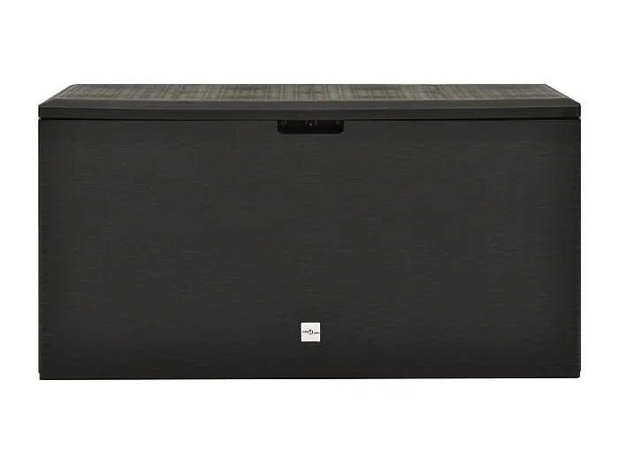 Artesia Caja de almacenaje para jardín gris antracita 114x47x60 cm