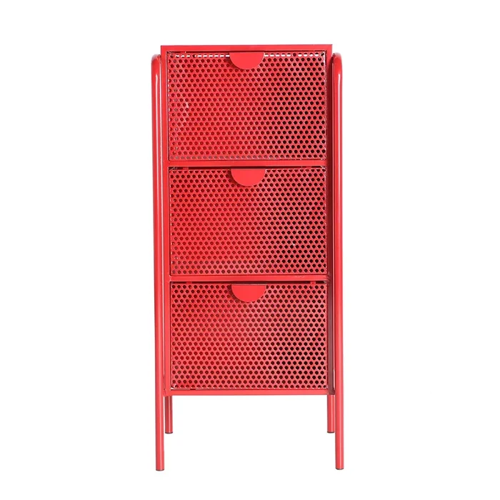 Arvert Sinfonier, de Hierro, en color Rojo, de 41x37x91cm – Lastdeco