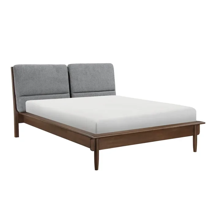 Astrid Walnut Queen Platform Bed